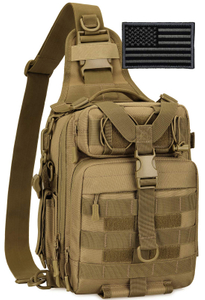 حقيبة ظهر تكتيكية بحمالة عسكرية من MOLLE حقيبة كتف للصدر # B031